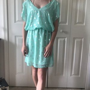 Spotted patterned dress